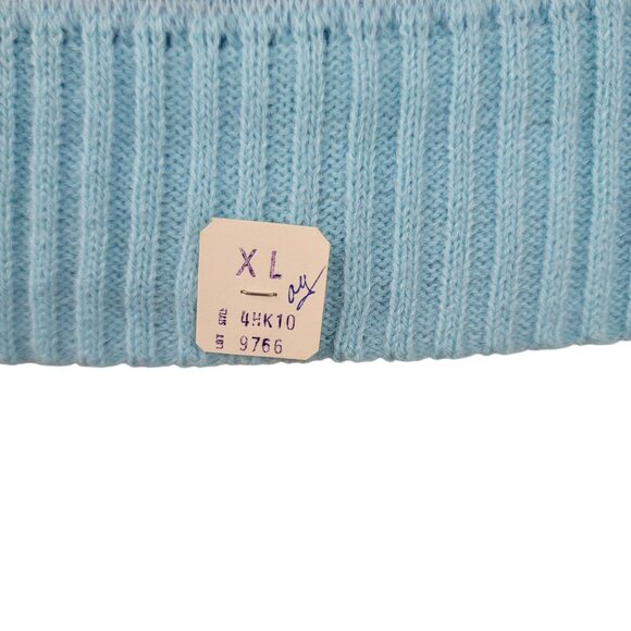 Wrangler 80s Knit Sweater Vest XL Argyle Diamond Pattern Retro Pullover New - Picture 4 of 11